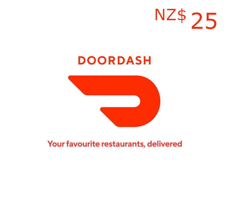 DoorDash NZD 25 Подарочная карта NZ