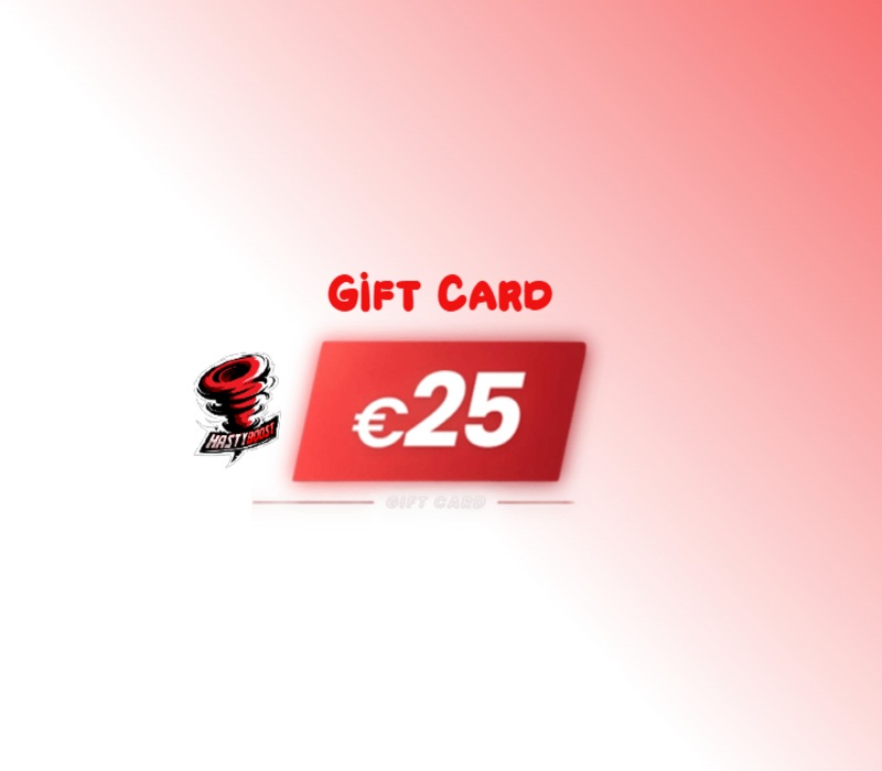 Hasty-boost.com EUR 25 Подарочная карта