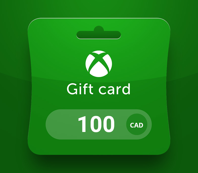 XBOX Live CAD 100 Предоплаченная карта CA