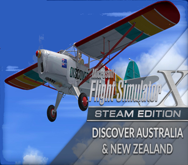 FSX: Steam издание - Discover Australia and New Zealand Add-On DLC PC Steam Ключ