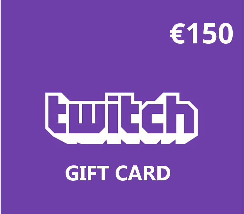 Twitch EUR 150 Подарочная карта DE