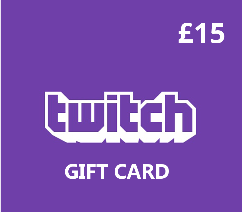 Twitch GBP 15 Gift Card UK