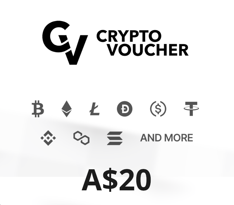 CRYPTO VOUCHER AUD 20 Key AU