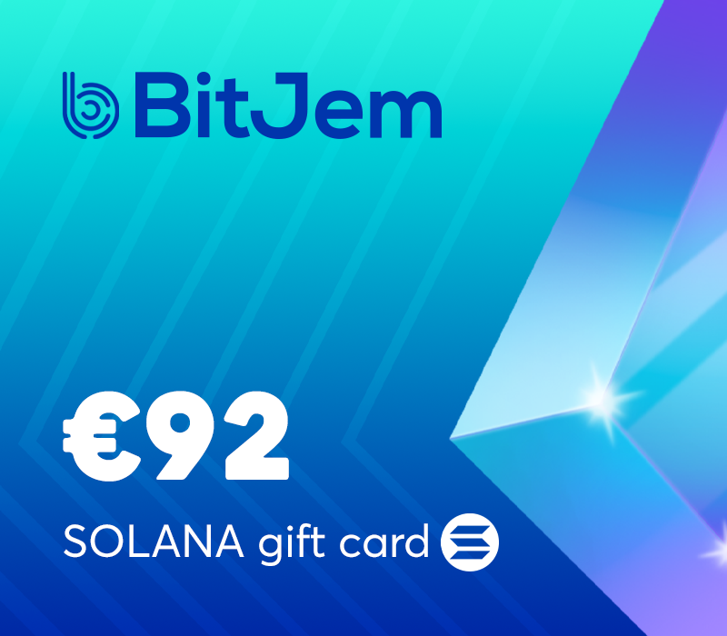 BitJem Crypto Подарочная карта (Solana) €92