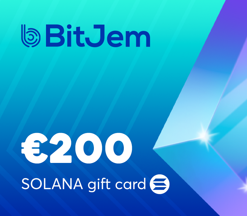 BitJem Crypto Подарочная карта (Solana) €200