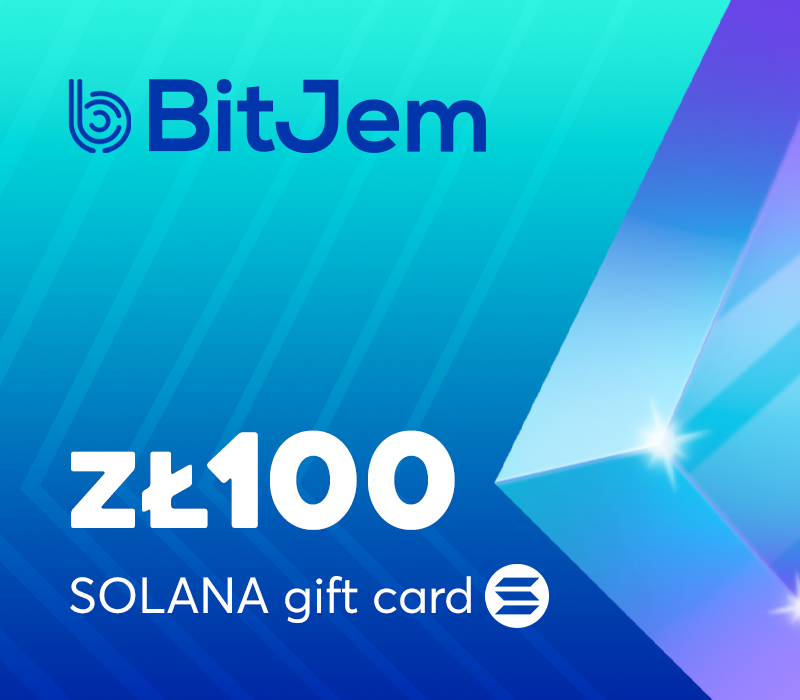 BitJem Crypto Подарочная карта (Solana) zł100