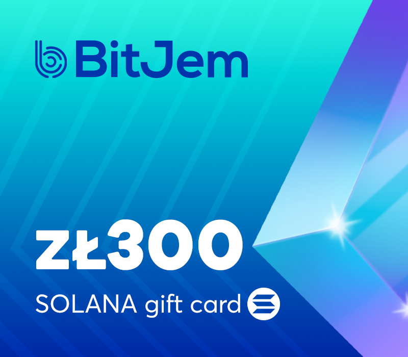 BitJem Crypto Подарочная карта (Solana) zł300