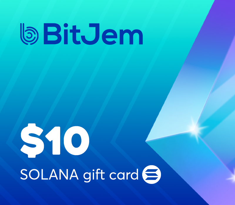 BitJem Crypto Подарочная карта (Solana) $10