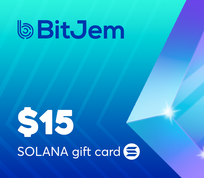 BitJem Crypto Подарочная карта (Solana) $15