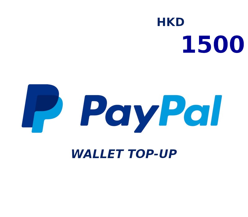 PayPal Wallet HKD 1500 Top Up