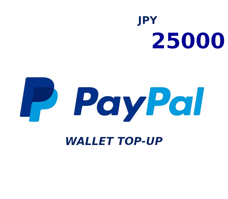 PayPal Wallet JPY 25000 Top Up