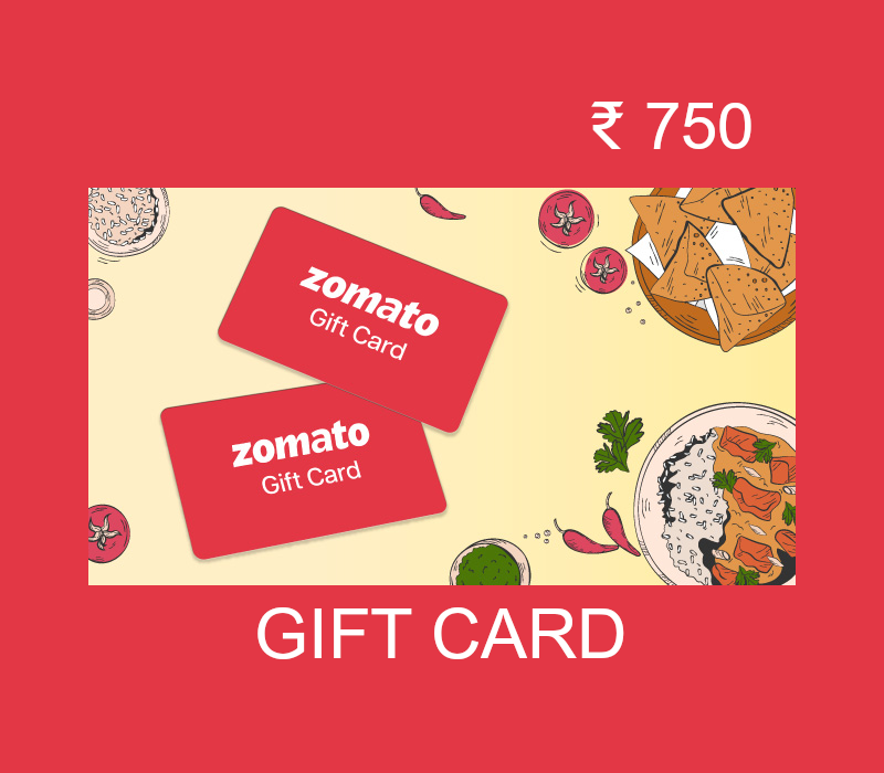 Zomato INR 750 Подарочная карта IN