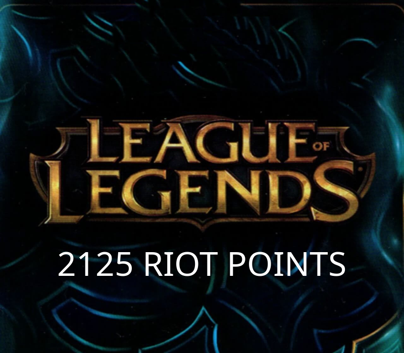 League of Legends 2125 RP Предоплаченная карта BR