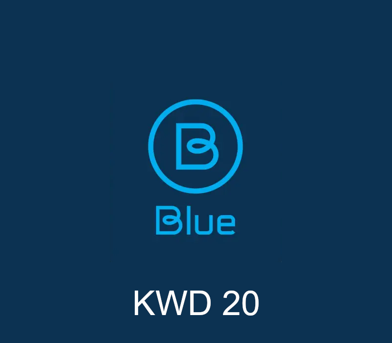Blue Prepaid KWD 20 Подарочная карта KW