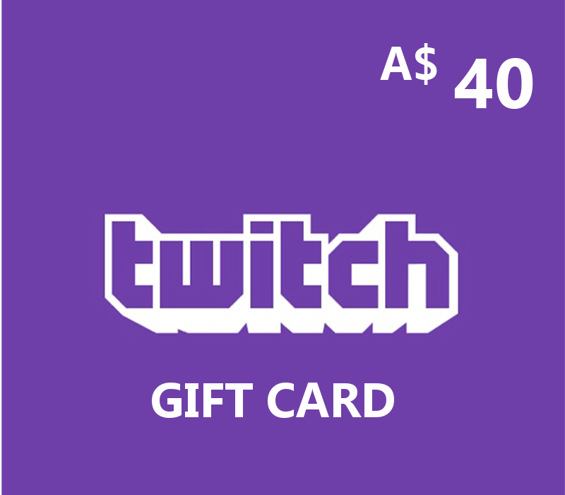Twitch AUD 40 Подарочная карта AU