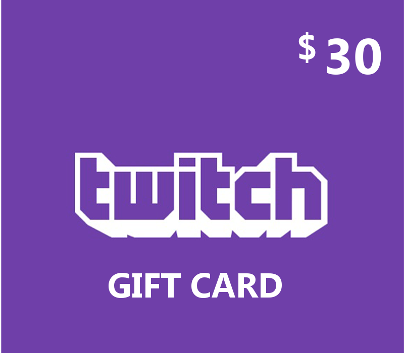 Twitch USD 30 Подарочная карта US