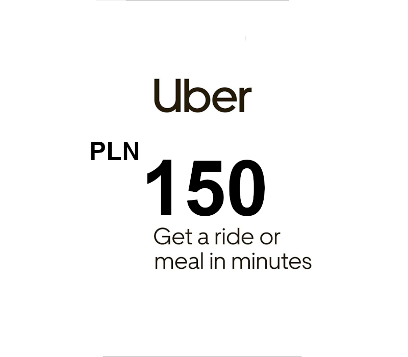 Uber PLN 150 Подарочная карта PL