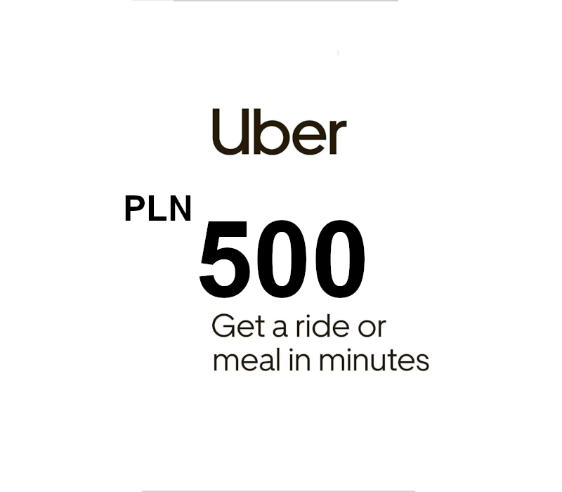 Uber PLN 500 Подарочная карта PL
