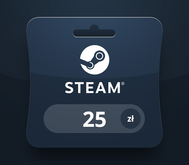 Steam Wallet PLN 25 Подарочная карта PL