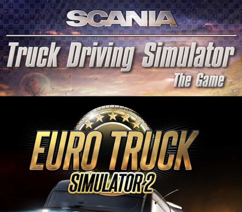 Euro Truck Simulator 2 + Scania Truck Driving Simulator Набор PC Steam Ключ