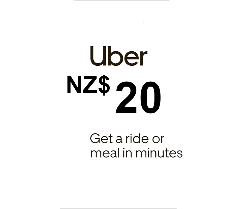 Uber NZD 20 Подарочная карта NZ