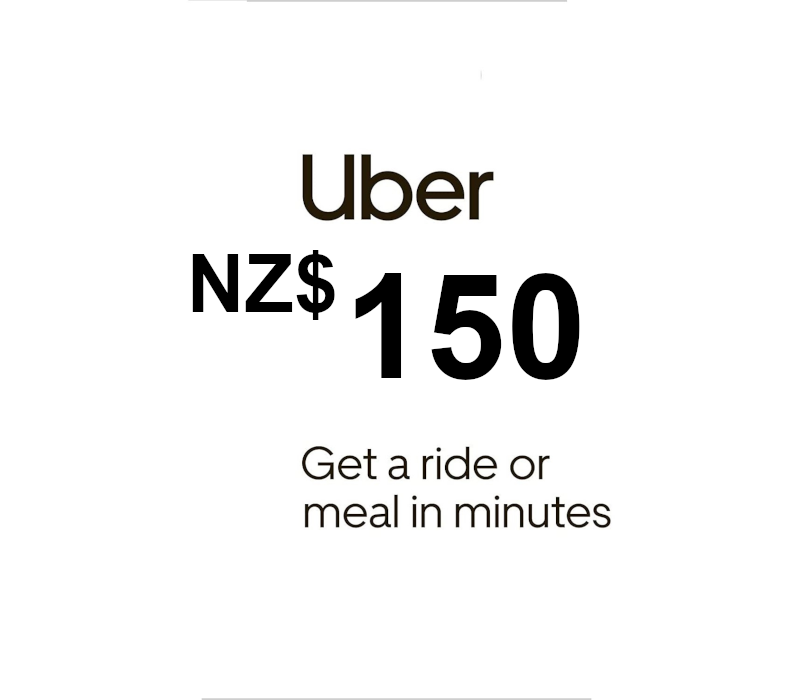 Uber NZD 150 Подарочная карта NZ