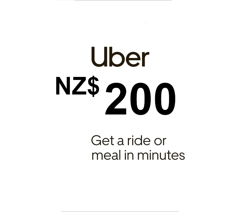 Uber NZD 200 Подарочная карта NZ