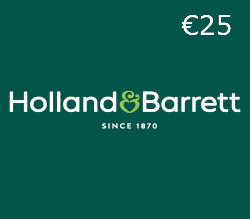 Holland & Barrett EUR 25 Подарочная карта BE