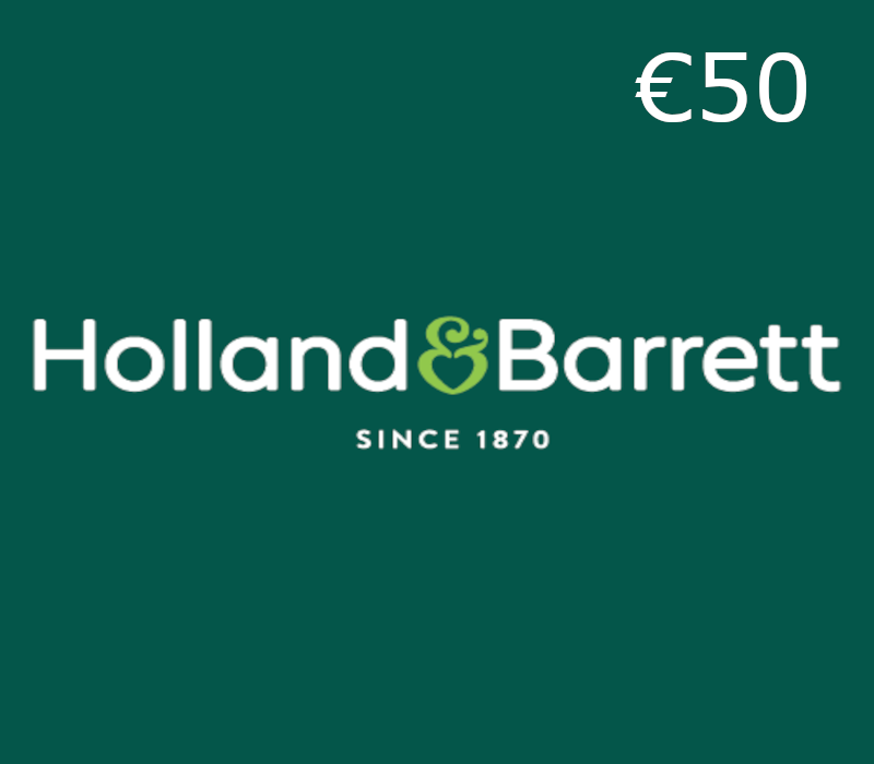 Holland & Barrett EUR 50 Подарочная карта BE
