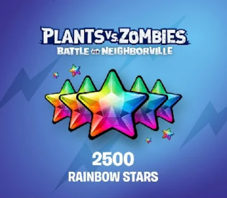 Plants vs. Zombies: Battle for Neighborville - 2500 Rainbow Stars DLC XBOX One / Xbox Series X|S Ключ