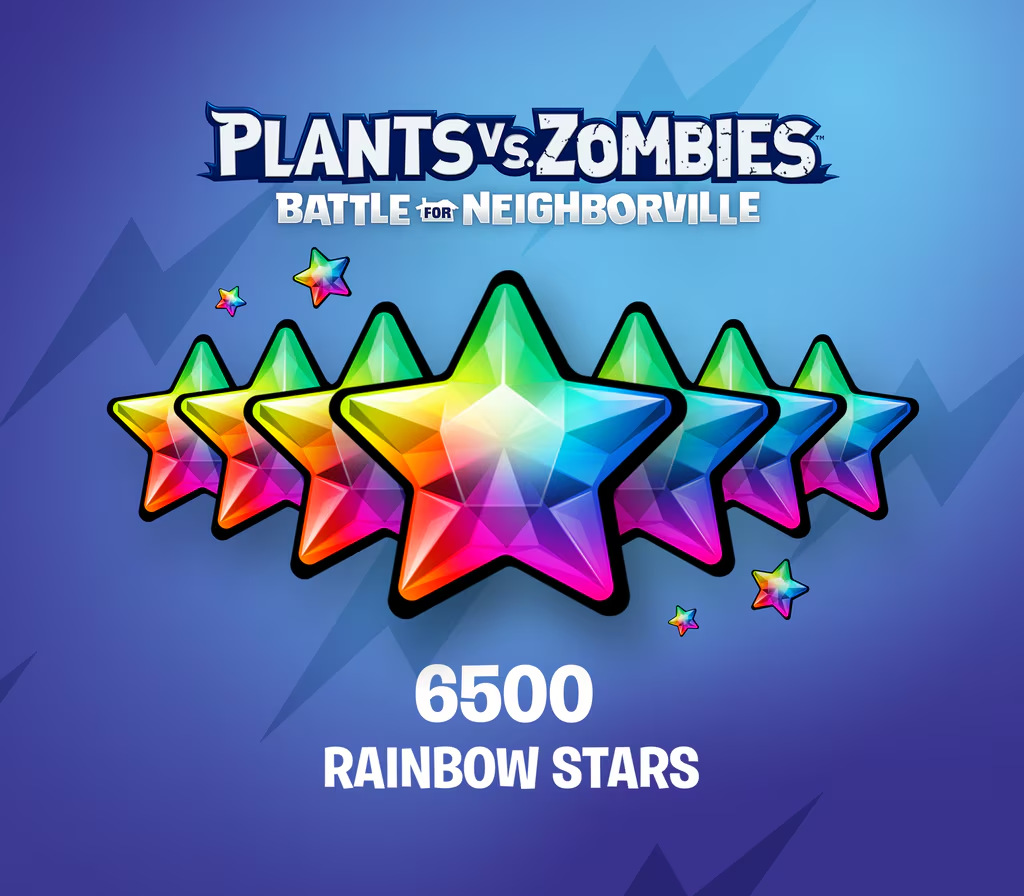 Plants vs. Zombies: Battle for Neighborville - 6500 Rainbow Stars DLC XBOX One / Xbox Series X|S Ключ