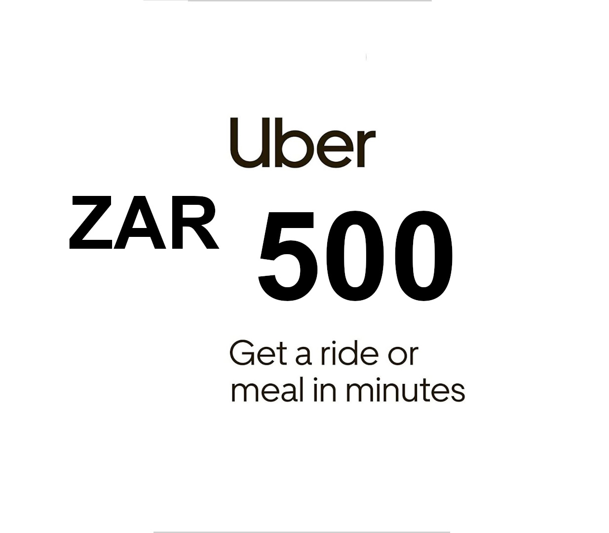 Uber ZAR 500 Voucher