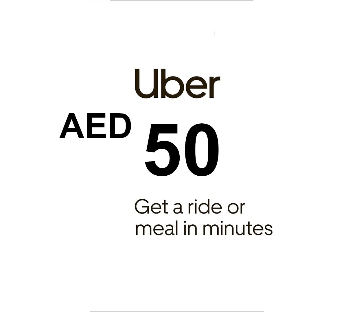 Uber AED 50 Voucher AE