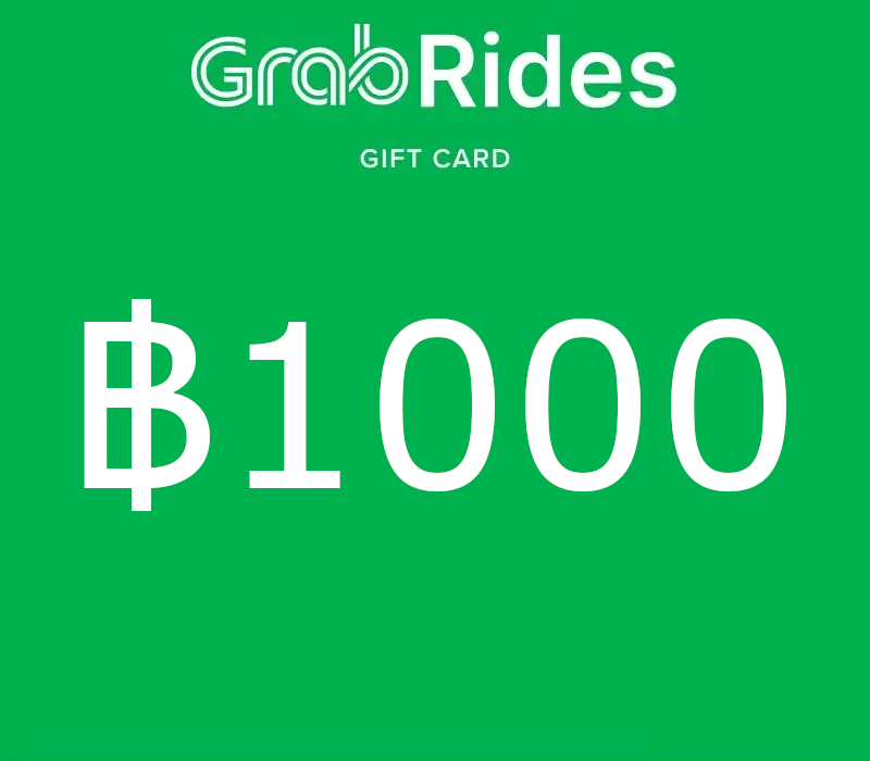 Grab Rides THB 1000 Подарочная карта TH