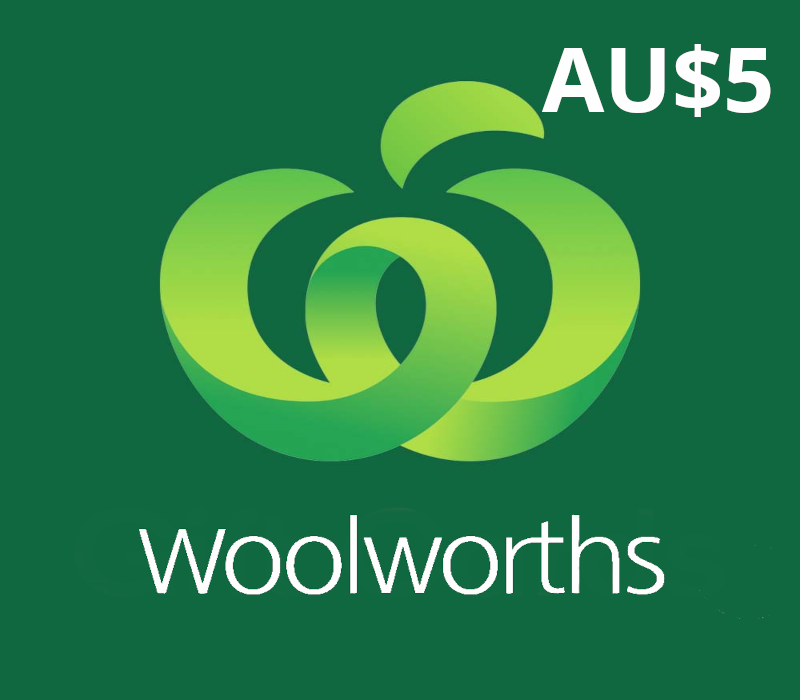 Woolworths Supermarket AUD 5 Подарочная карта AU