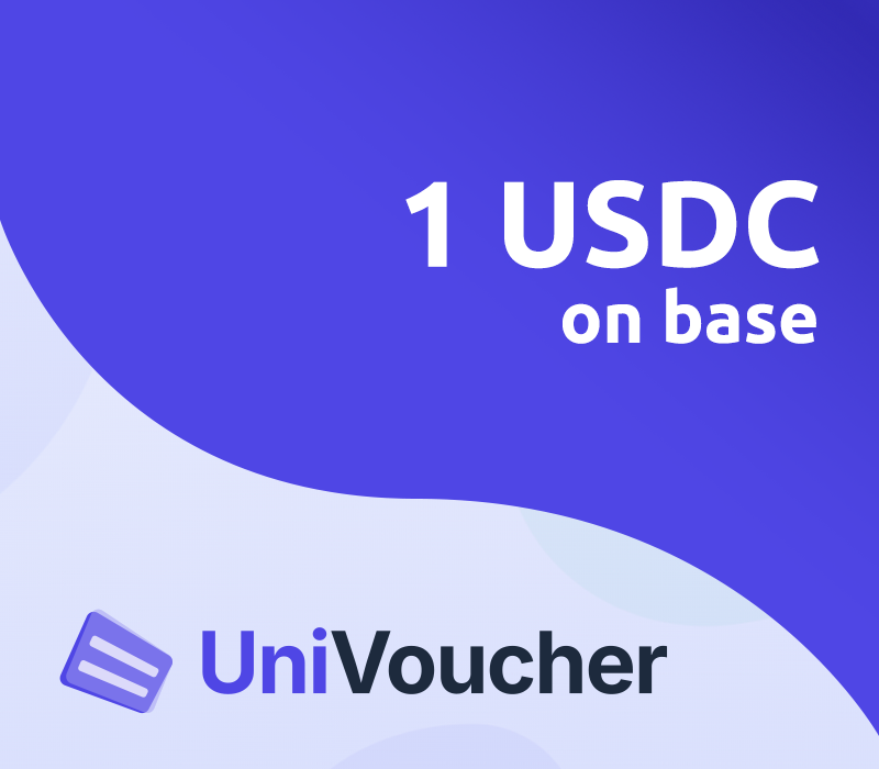 UniVoucher 1 USDC on Base Подарочная карта