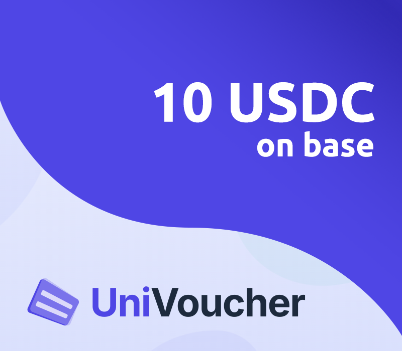 UniVoucher 10 USDC on Base Подарочная карта