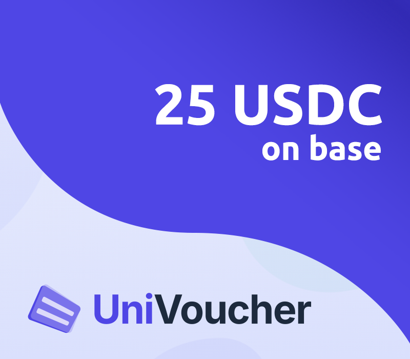 UniVoucher 25 USDC on Base Подарочная карта