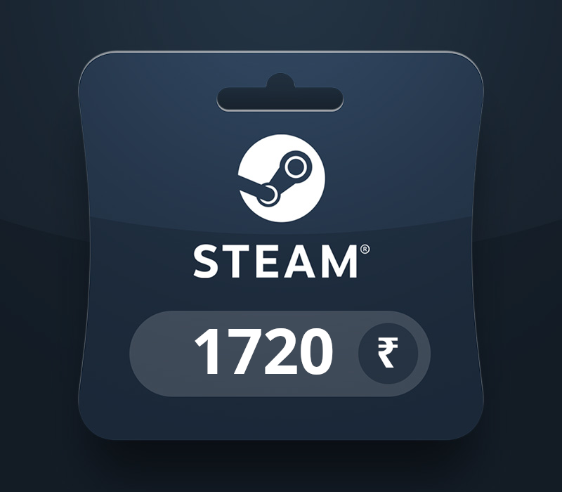 Steam Wallet INR 1720 Подарочная карта IN