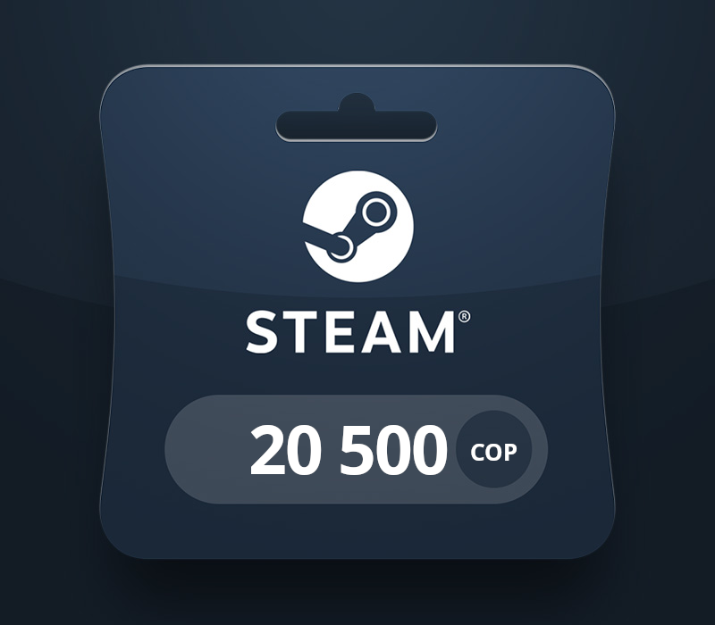 Steam Wallet COP 20500 Подарочная карта CO