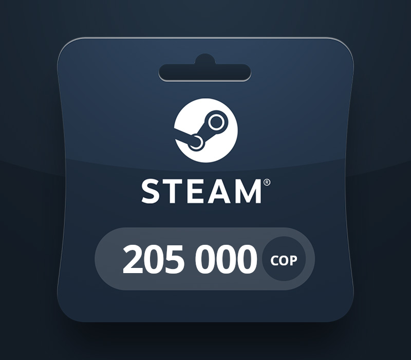 Steam Wallet COP 205000 Gift Card CO