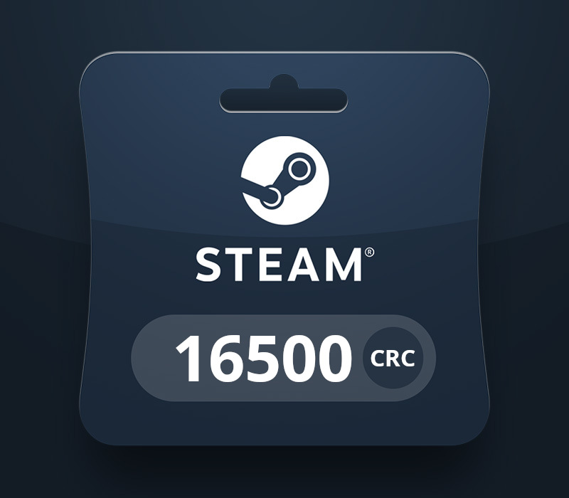 Steam Wallet CRC 16 500 Подарочная карта
