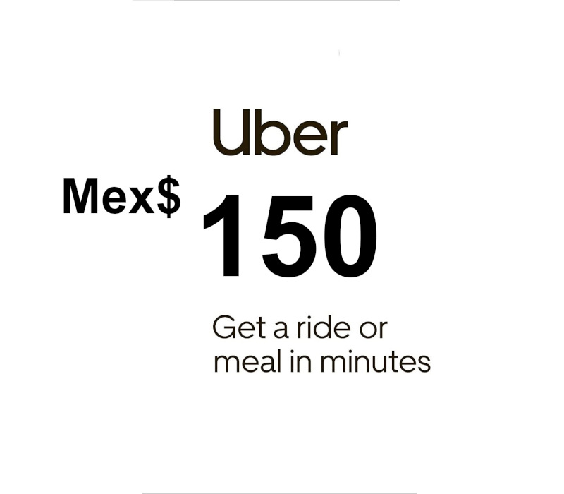Uber MXN 150 Подарочная карта MX