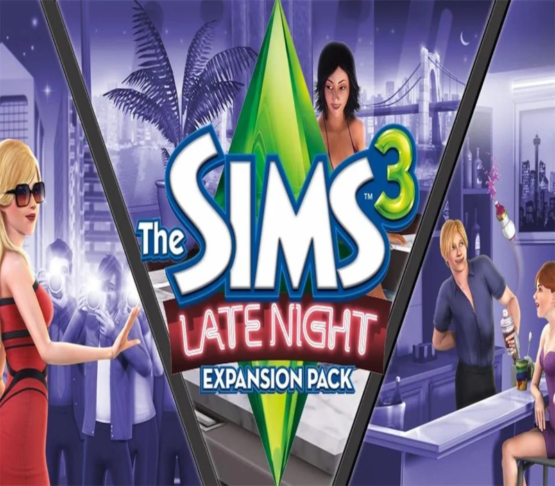 The Sims 3 - Late Night Дополнение Pack DLC EU PC EA App Ключ