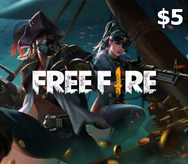 Garena Free Fire USD 5 Подарочная карта US