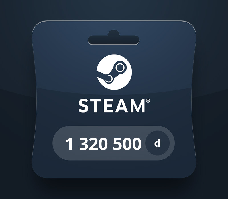 Steam Wallet VND 1 320 500 Подарочная карта VN