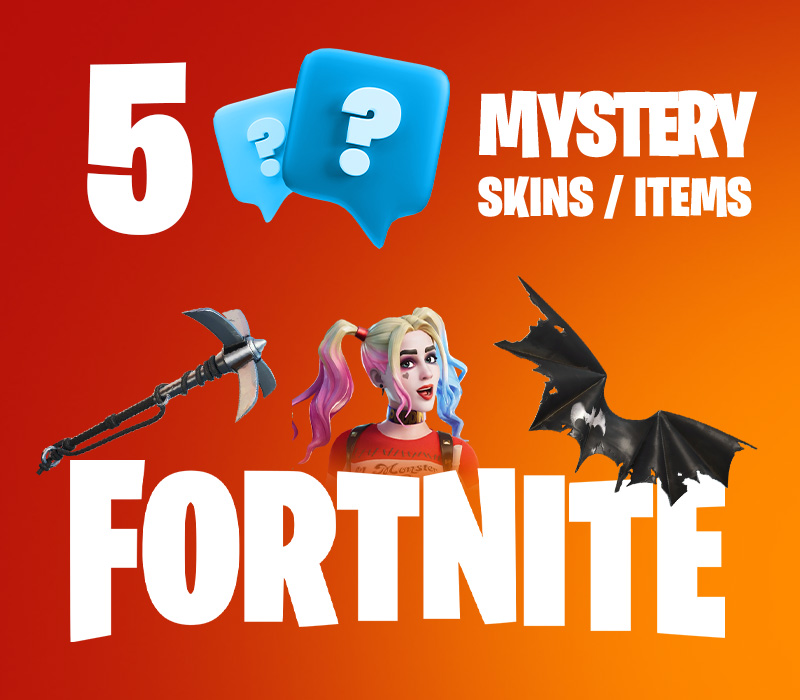 5 Mystery Fortnite Skins / Items PC Epic Games Ключ