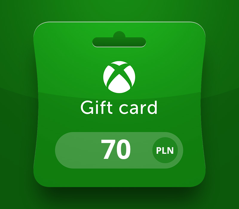 XBOX Live 70 PLN Предоплаченная карта PL