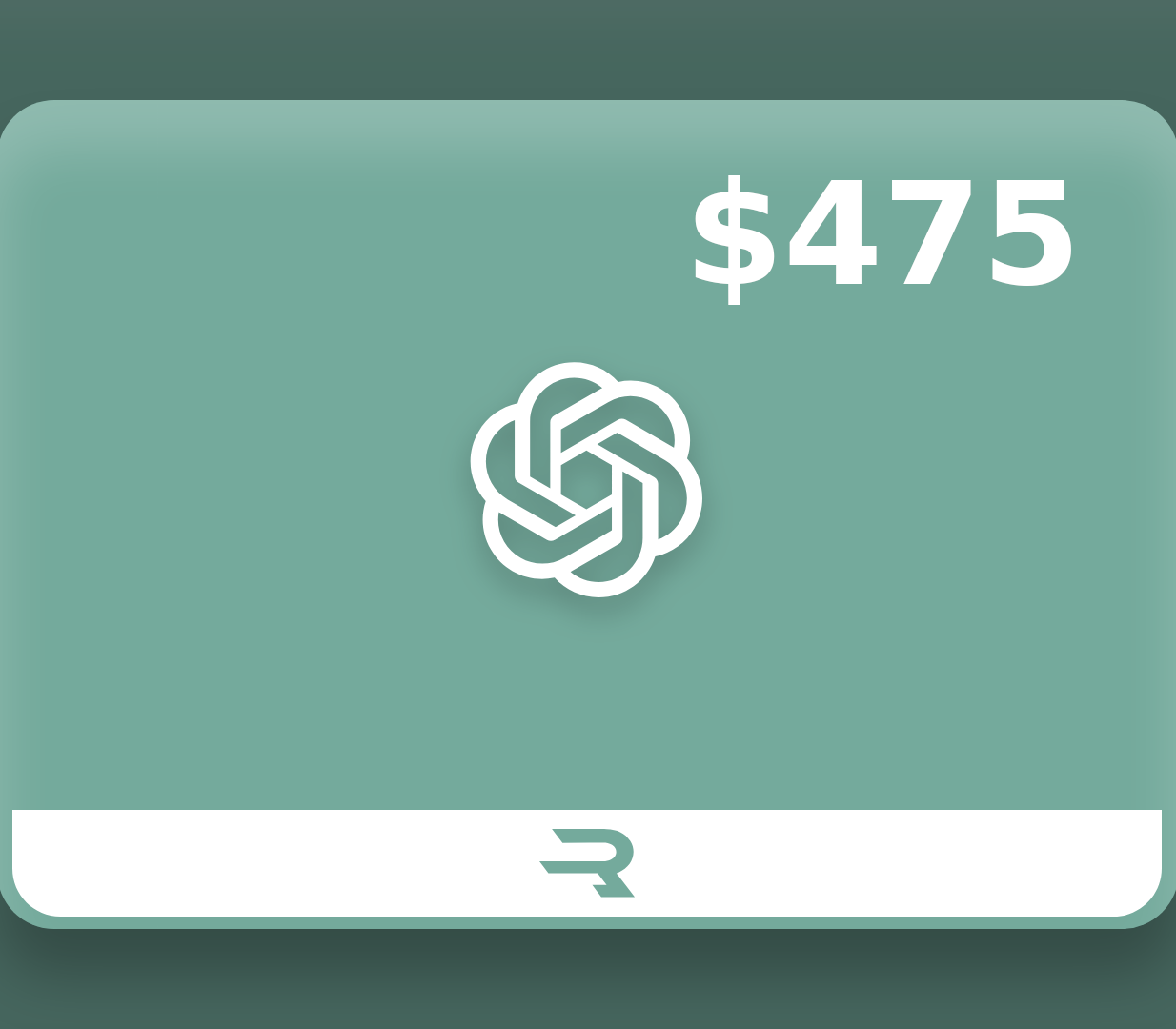 Rewarble ChatGPT USD 475 Подарочная карта