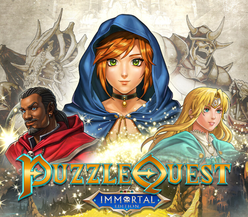 Puzzle Quest: Immortal издание EU PC Steam Ключ